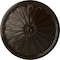 Ekena Millwork Brontes Ceiling Medallion (Fits Canopies up to 3 5/8"), Hand-Painted Bronze, 25 1/2"OD x 5 1/2"P CM25BRBZS - alternate 1